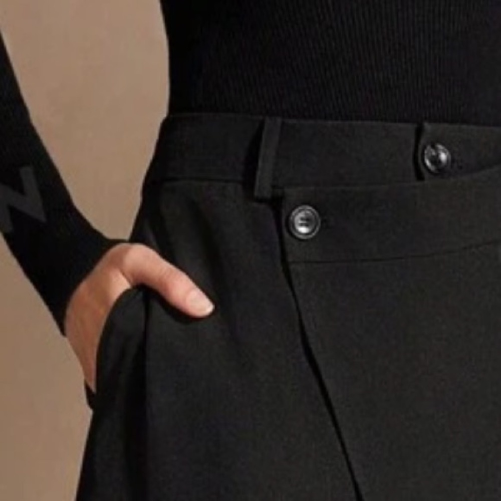 Nwt Anewsta Asymmetrical Solid Color Casual Strai… - image 7